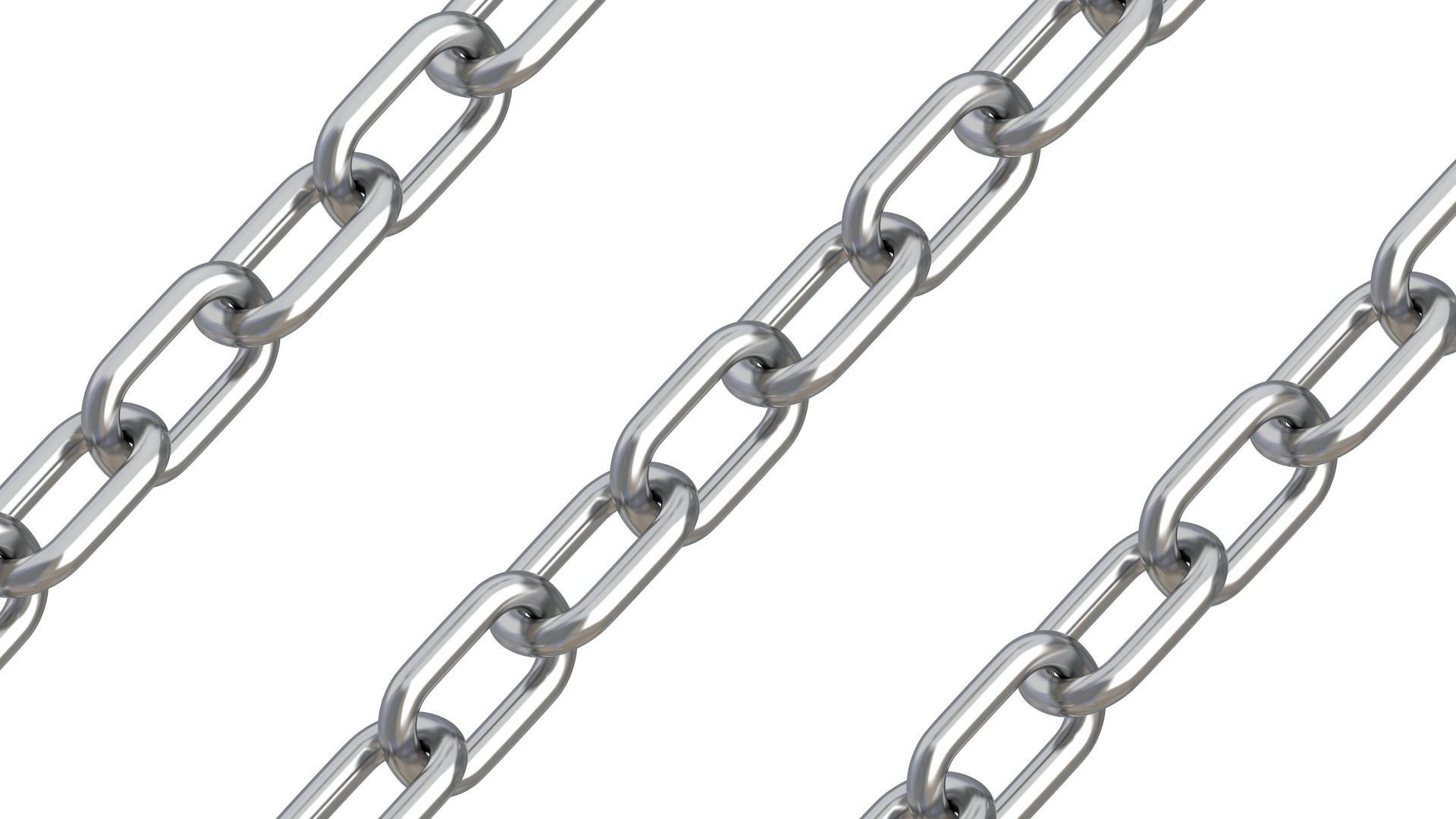 Chain Silver And Gold 3D model_2