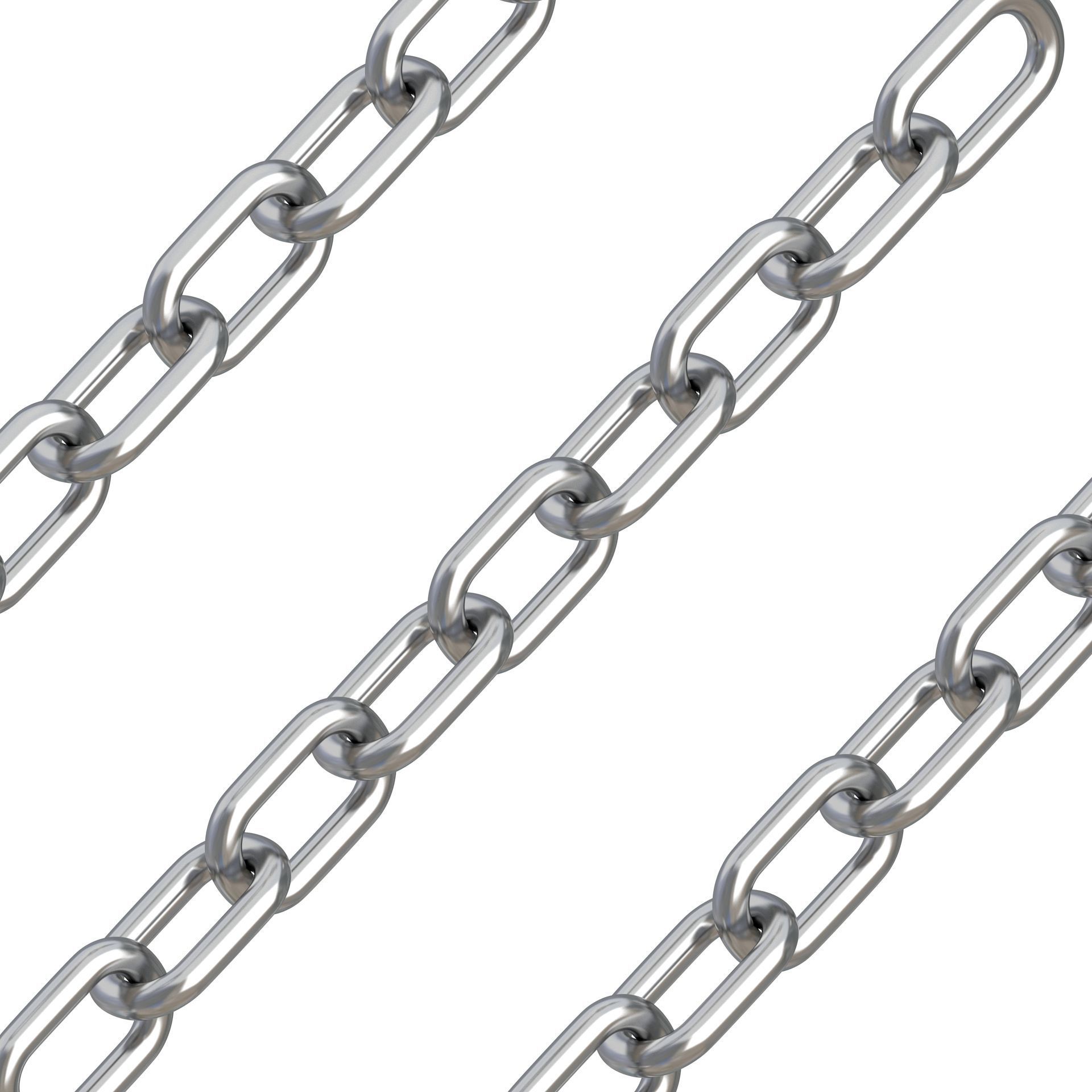 Chain Silver And Gold 3D model_1