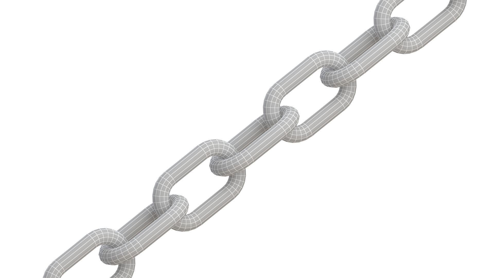 Chain Silver And Gold 3D model_13