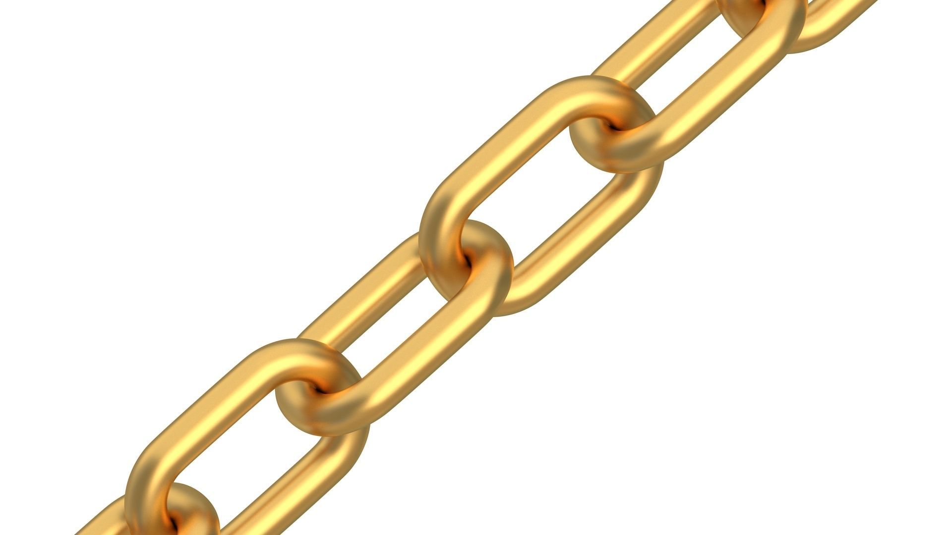 Chain Silver And Gold 3D model_10