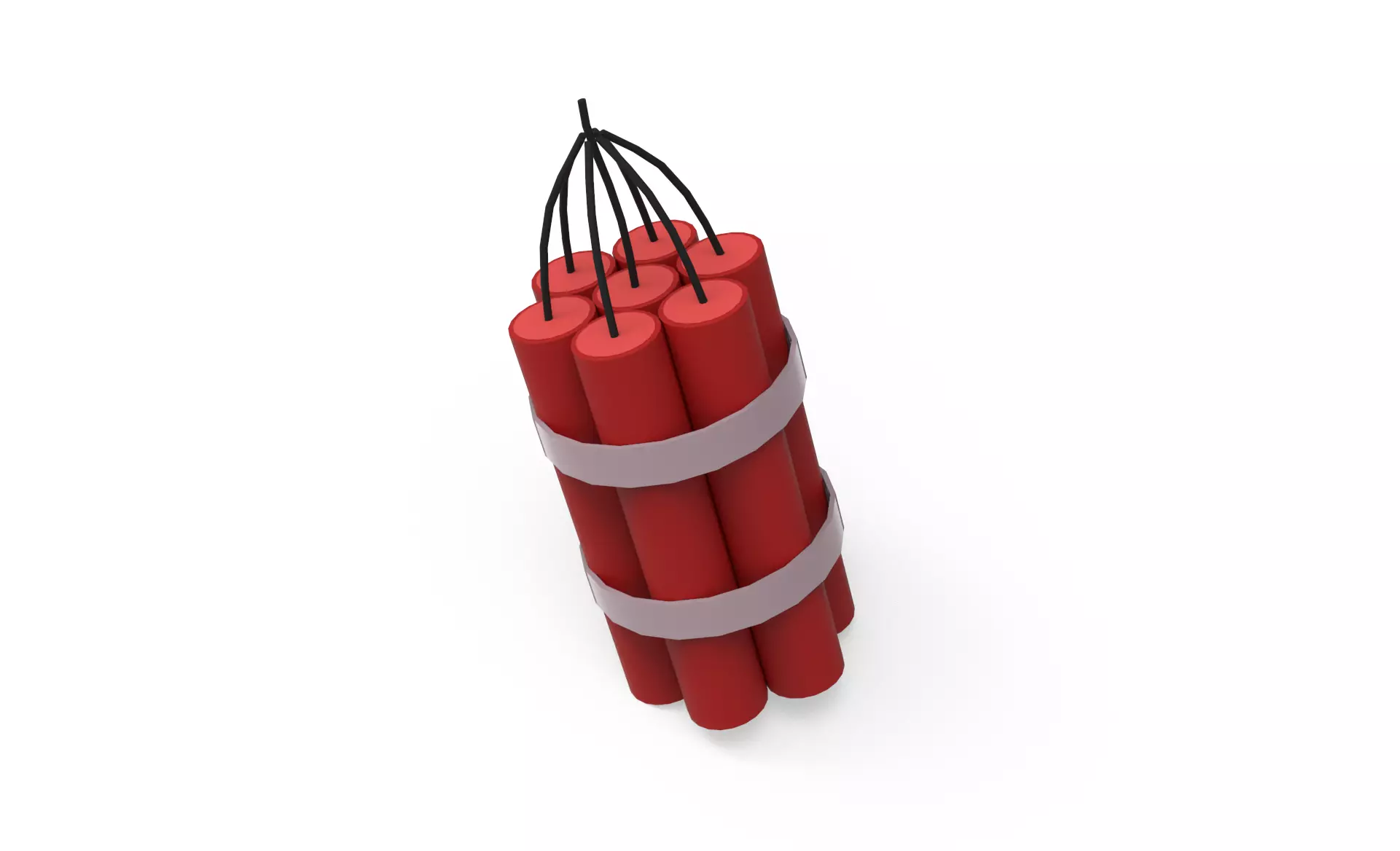 Asset001 Firework explode Low-poly 3D model