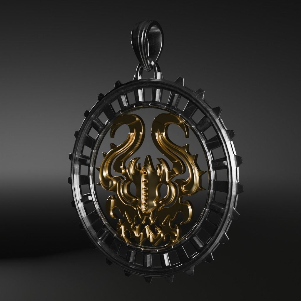 Talisman symbol - 3D printable model 3D print model_2