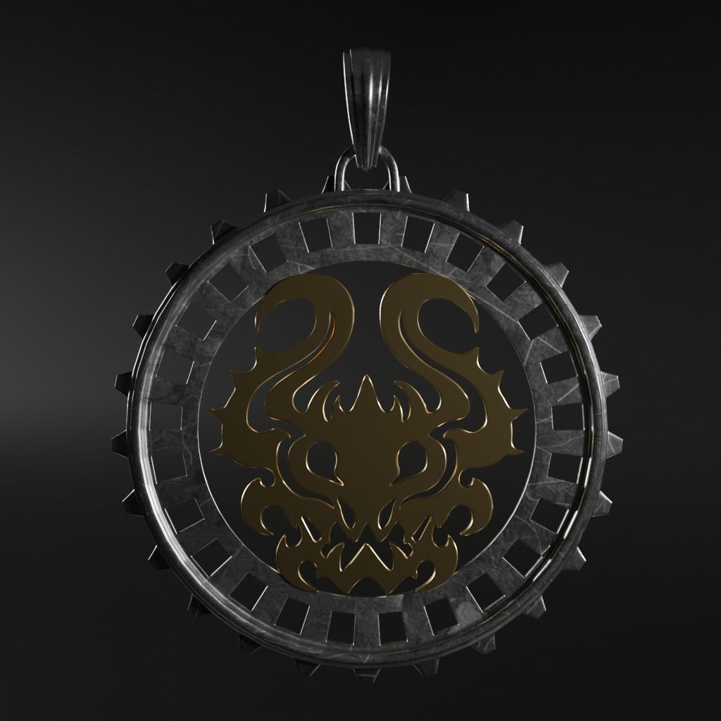 Talisman symbol - 3D printable model 3D print model_7