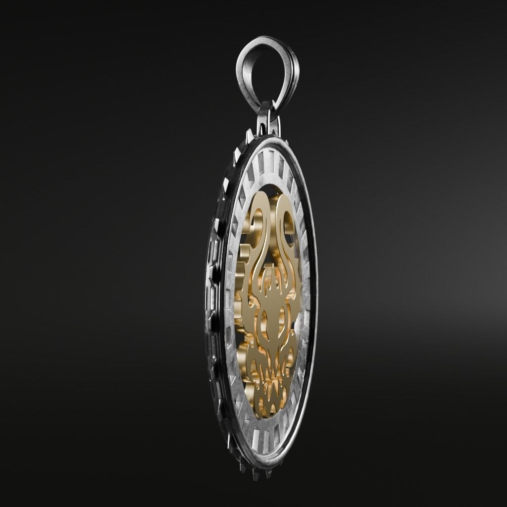 Talisman symbol - 3D printable model 3D print model_5