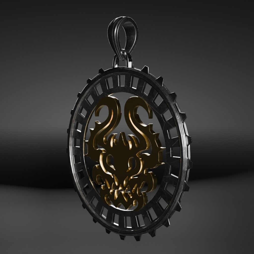 Talisman symbol - 3D printable model 3D print model_8