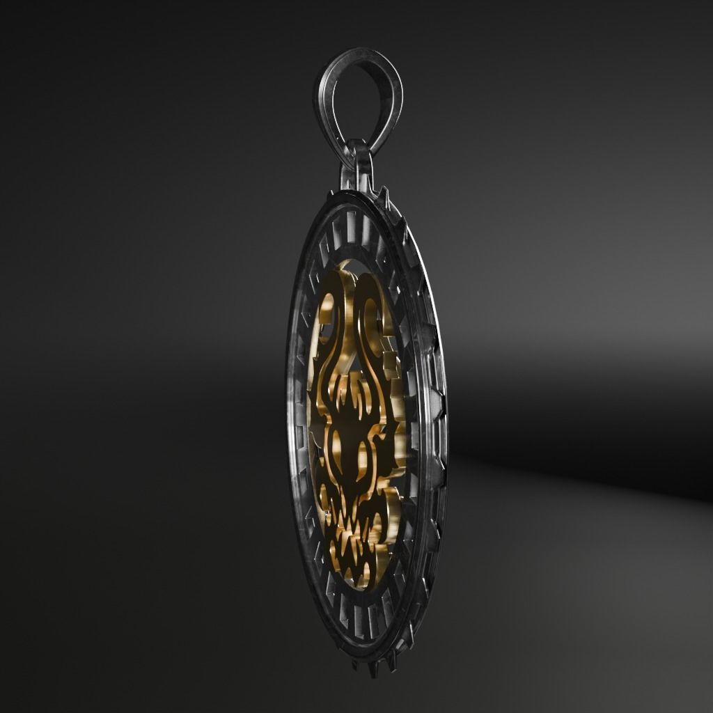 Talisman symbol - 3D printable model 3D print model_9
