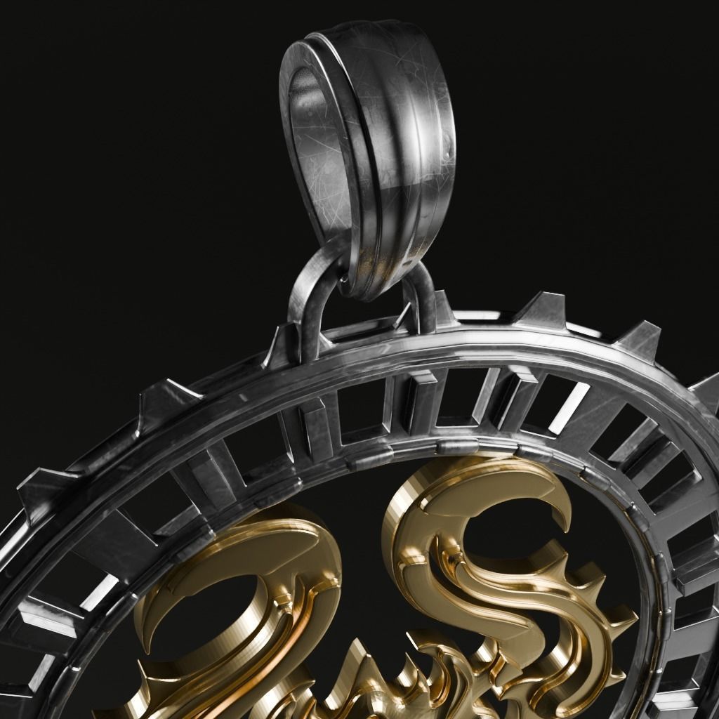 Talisman symbol - 3D printable model 3D print model_13