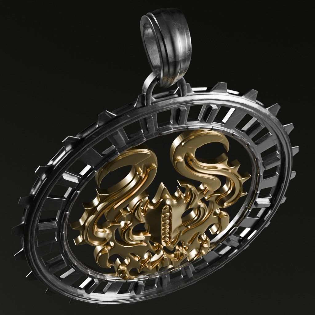 Talisman symbol - 3D printable model 3D print model_12
