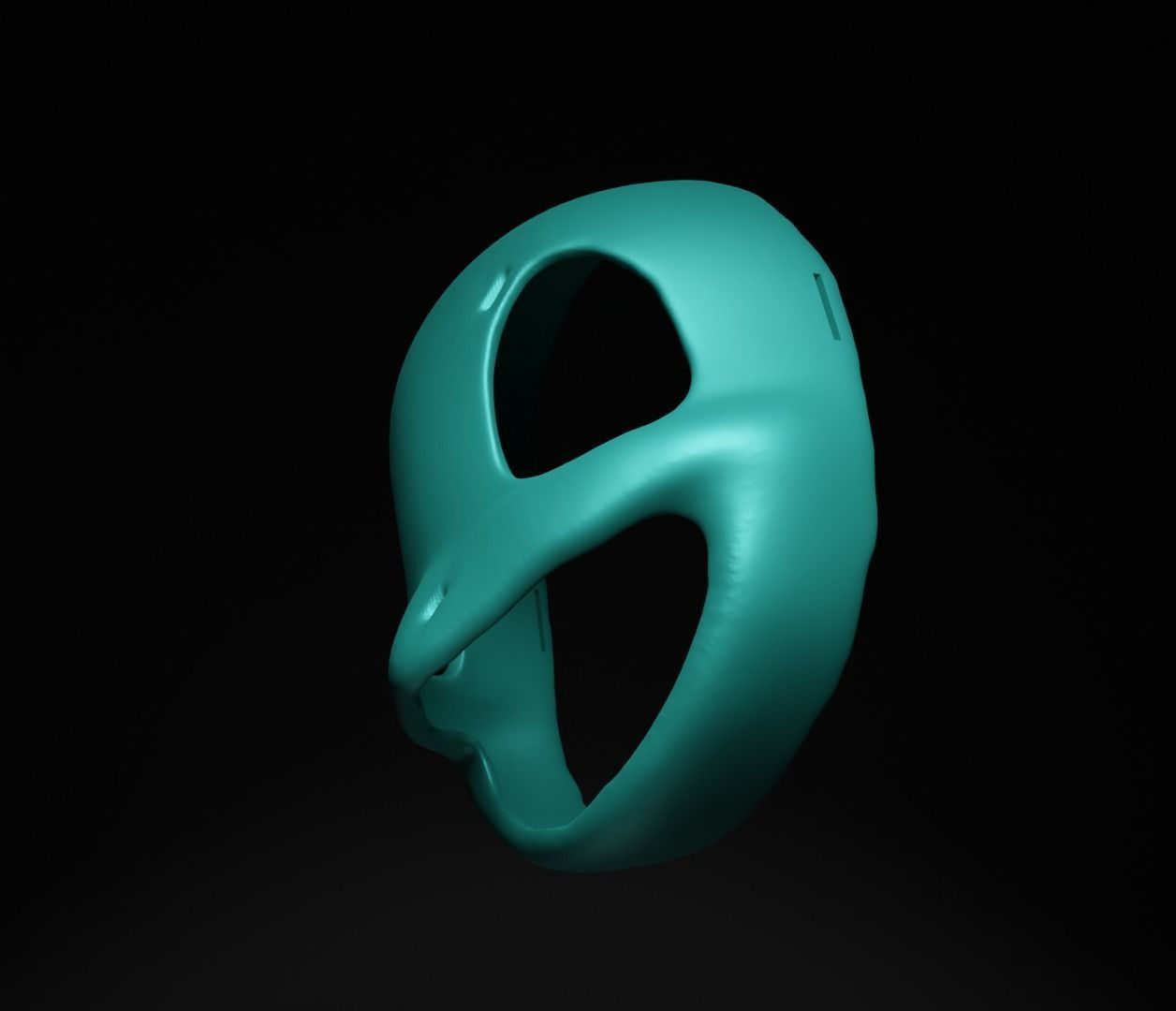 Squirtle - Pokemon Cosplay Costume Face Mask - Easy Print 3D print model_9