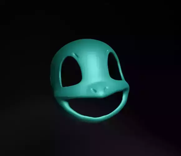 Squirtle - Pokemon Cosplay Costume Face Mask - Easy Print 3D print model