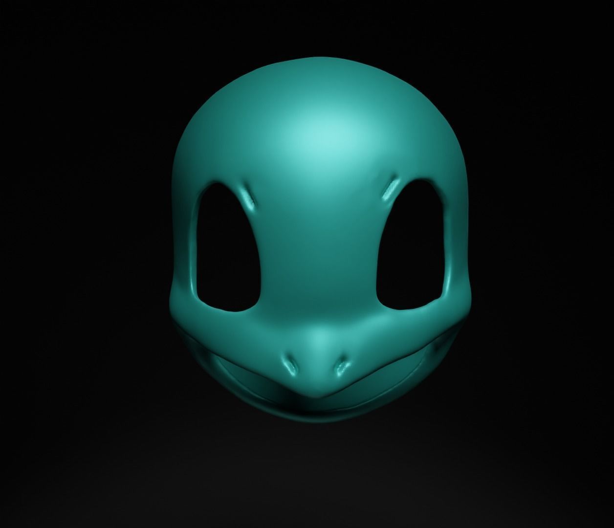 Squirtle - Pokemon Cosplay Costume Face Mask - Easy Print 3D print model_18