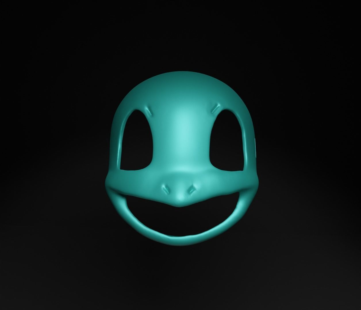 Squirtle - Pokemon Cosplay Costume Face Mask - Easy Print 3D print model_25