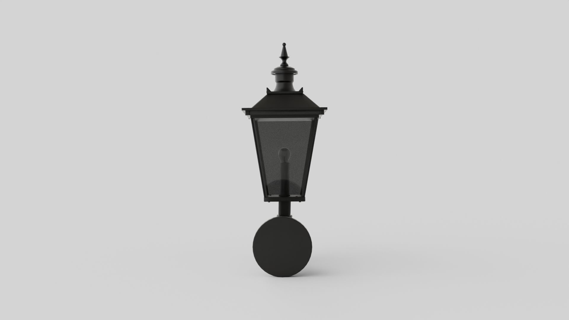 Lighthouse Wall Lamp Low-poly 3D model_2