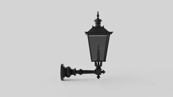 Lighthouse Wall Lamp Low-poly 3D model
