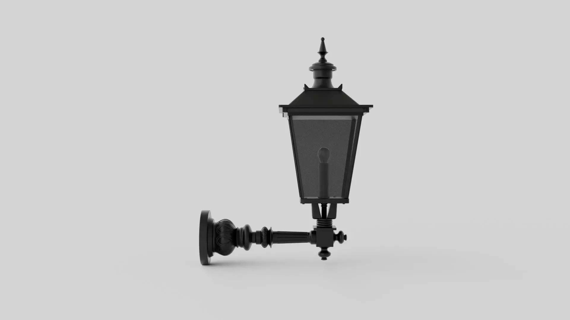 Lighthouse Wall Lamp Low-poly 3D model_0