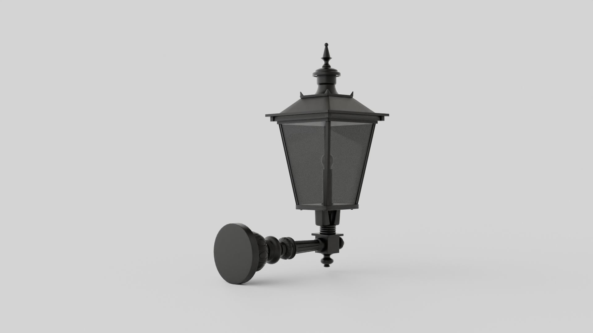 Lighthouse Wall Lamp Low-poly 3D model_1