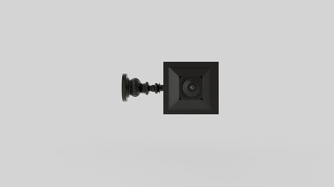 Lighthouse Wall Lamp Low-poly 3D model 6