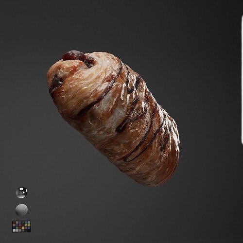 Bread Photorealistic 3D model Low-poly 3D model 6