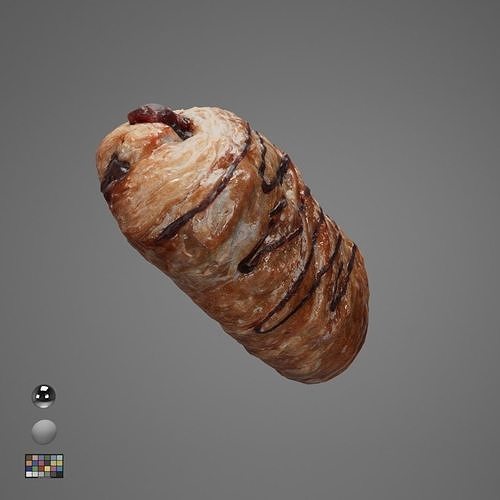 Bread Photorealistic 3D model Low-poly 3D model 5
