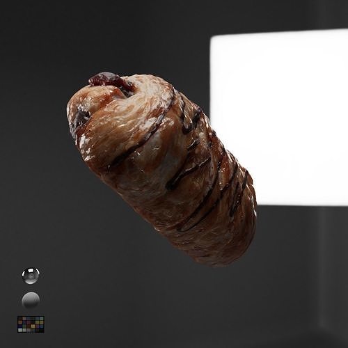 Bread Photorealistic 3D model Low-poly 3D model 7