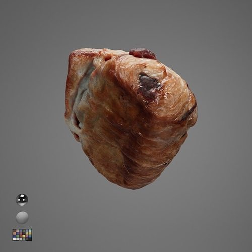 Bread Photorealistic 3D model Low-poly 3D model 2