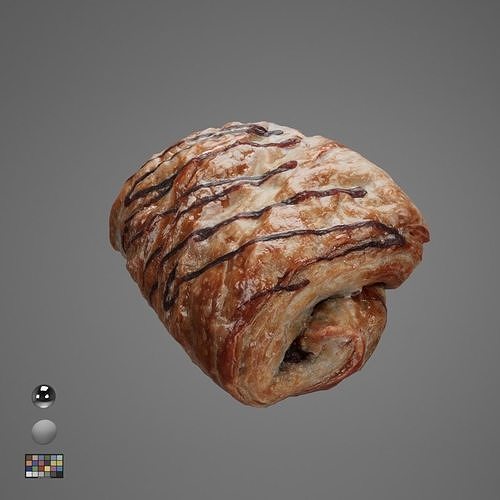 Bread Photorealistic 3D model Low-poly 3D model 4