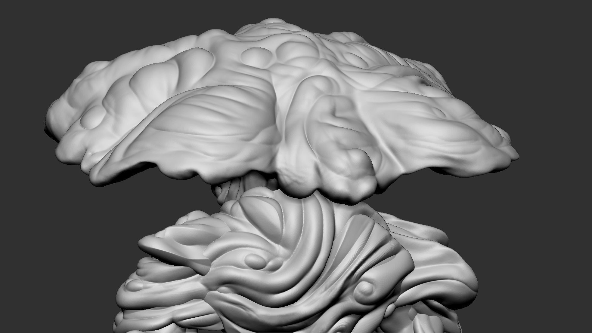 Myconid - STL - RPG MINIATURE 3D print model_3