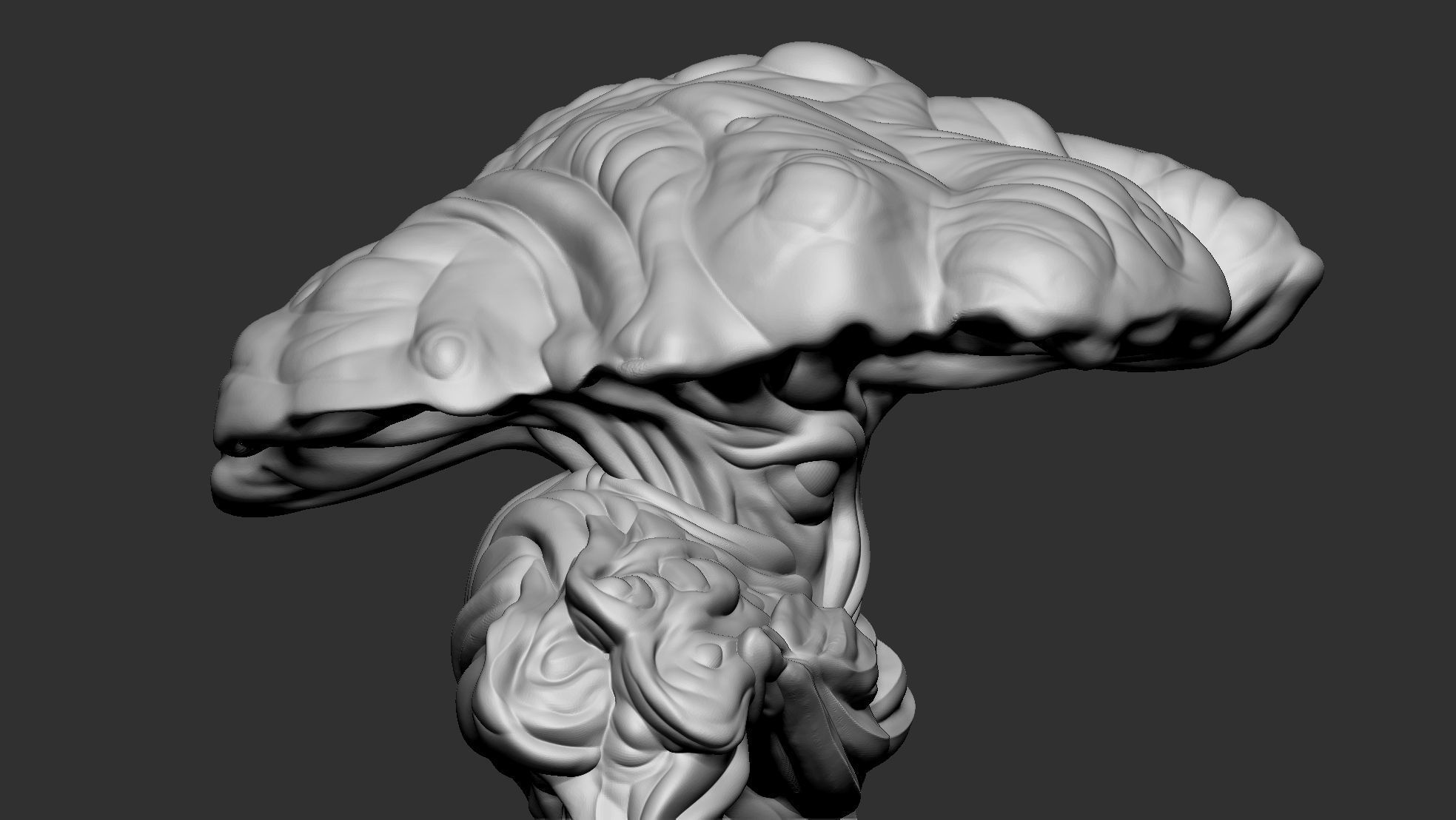 Myconid - STL - RPG MINIATURE 3D print model_4