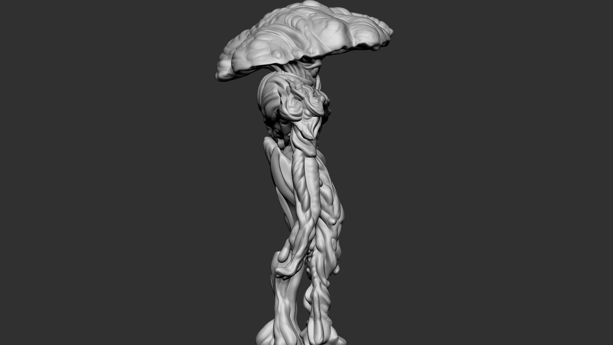 Myconid - STL - RPG MINIATURE 3D print model_17