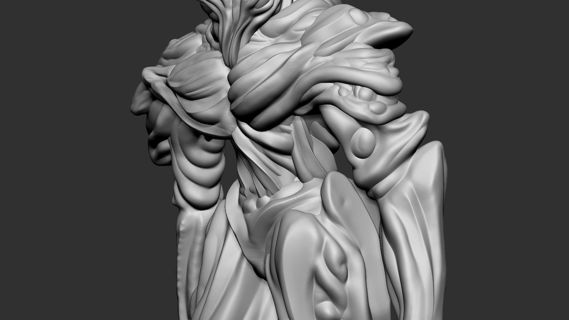 Myconid - STL - RPG MINIATURE 3D print model_7