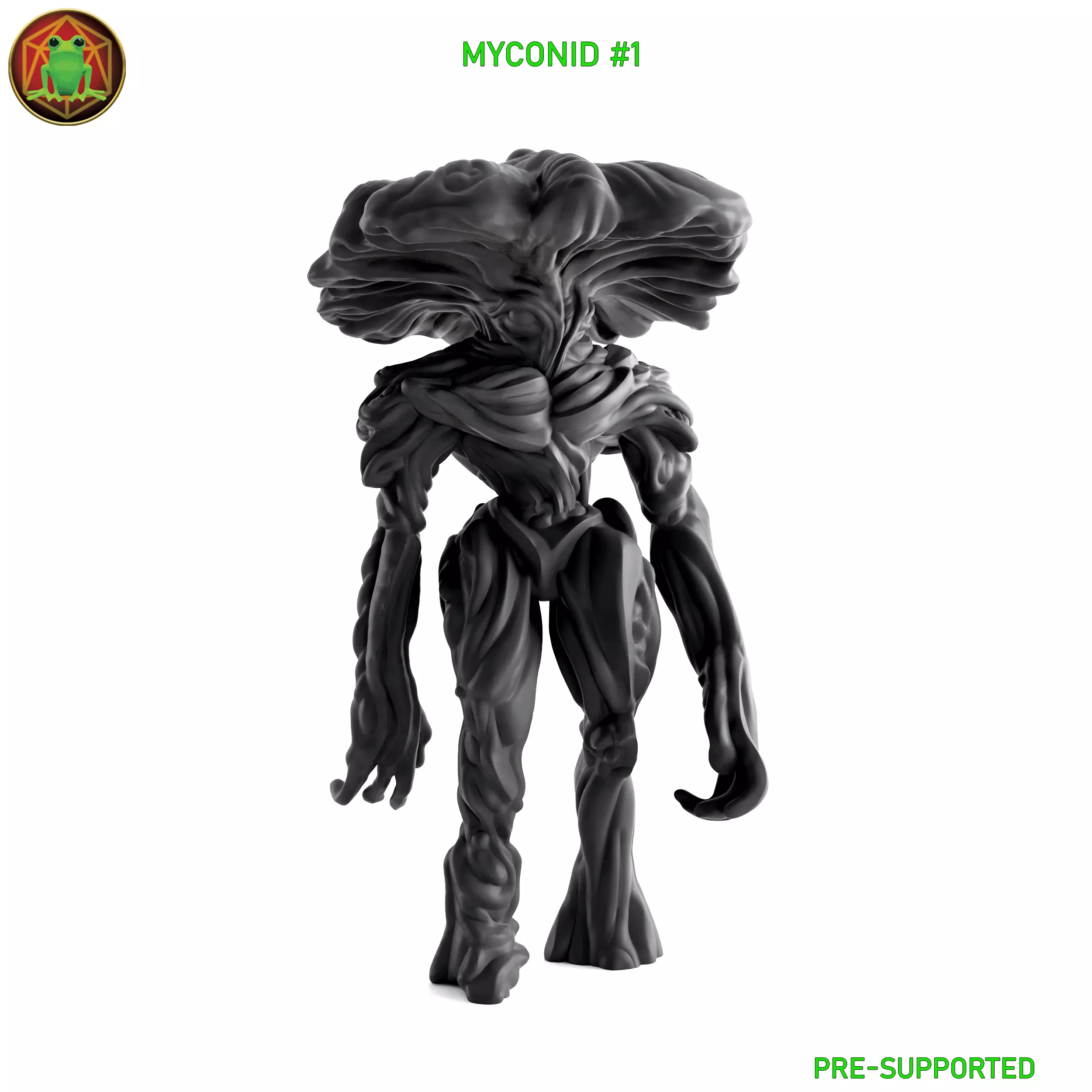 Myconid - STL - RPG MINIATURE 3D print model_0