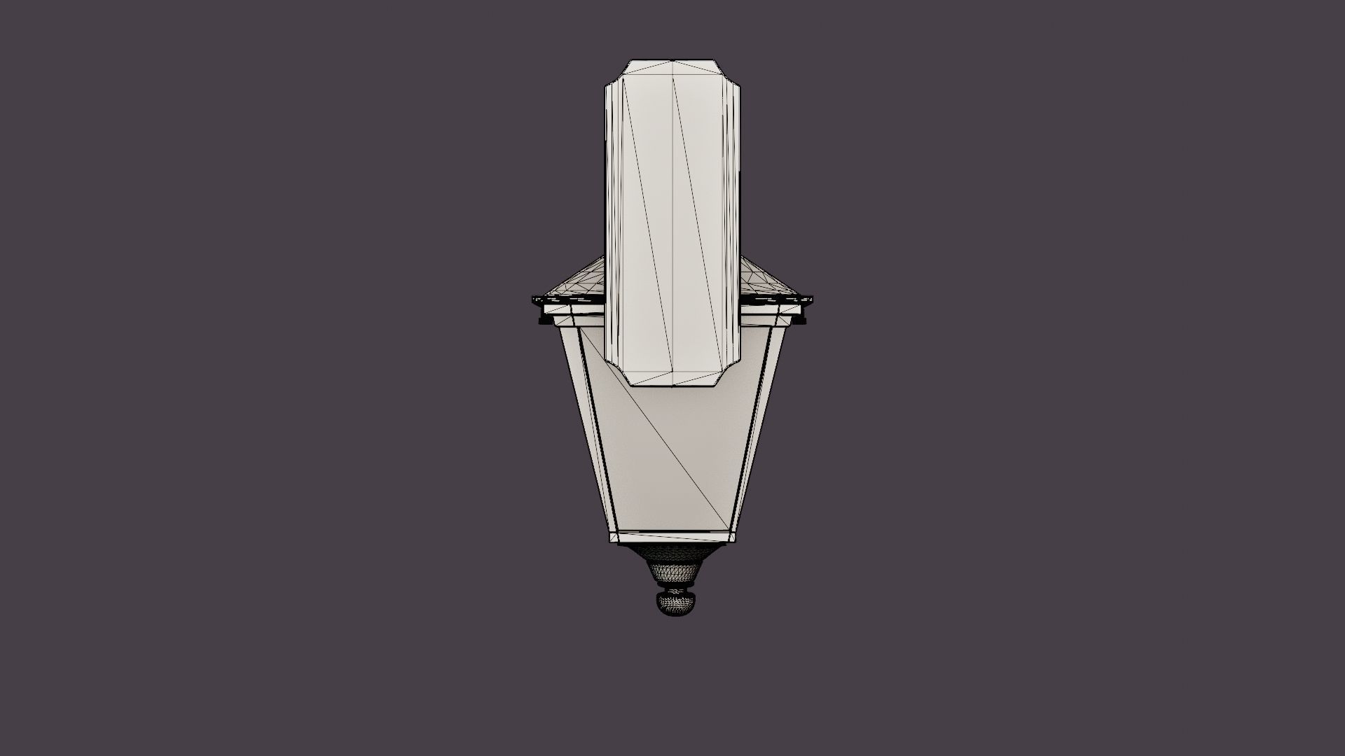 London Cradle Fixture Low-poly 3D model_8