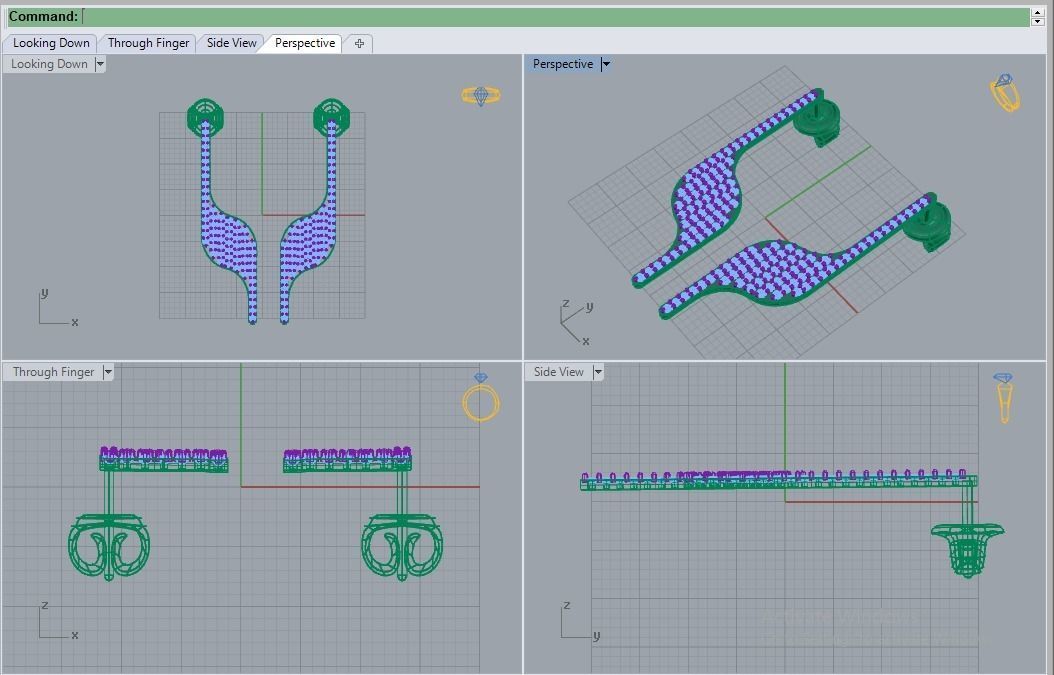 Earrings 7 3D print model_2