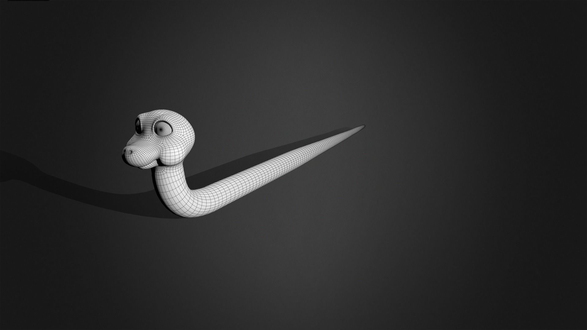 Asset - Cartoons - Animal - Snake Rigged 3D model_14