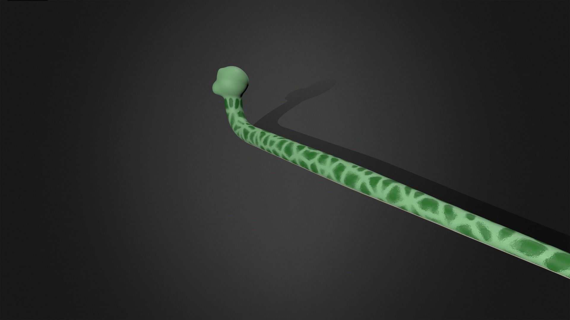 Asset - Cartoons - Animal - Snake Rigged 3D model_7