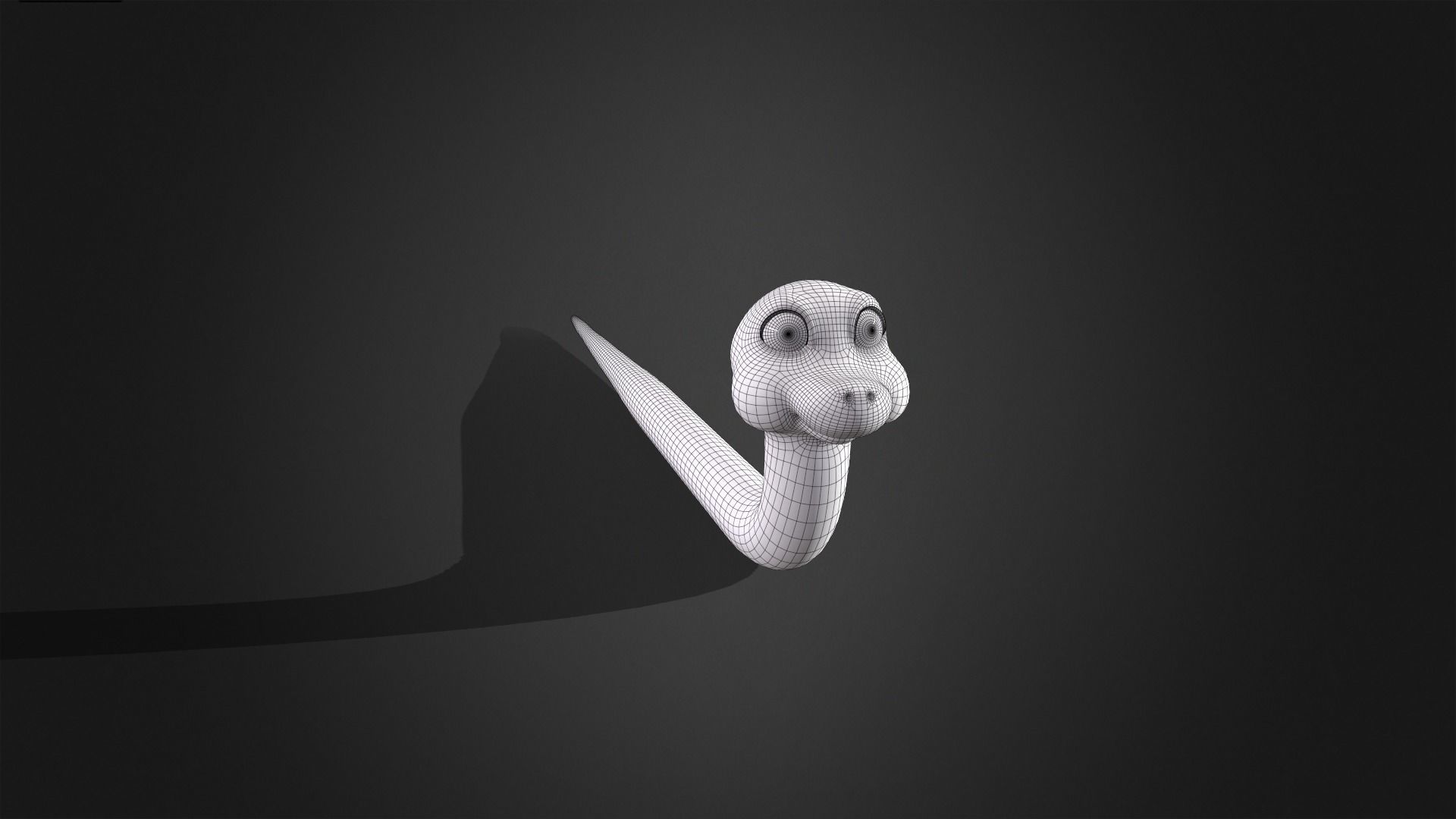 Asset - Cartoons - Animal - Snake Rigged 3D model_13