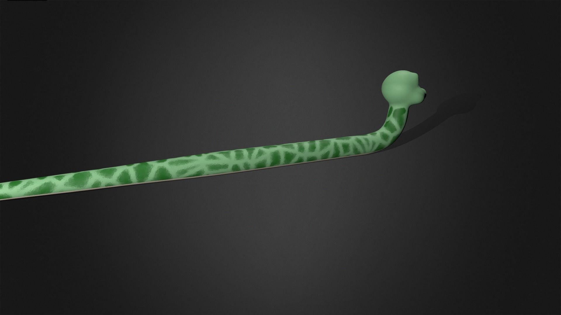 Asset - Cartoons - Animal - Snake Rigged 3D model_4