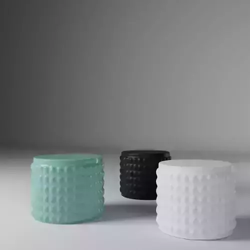 Patttern plastic stool