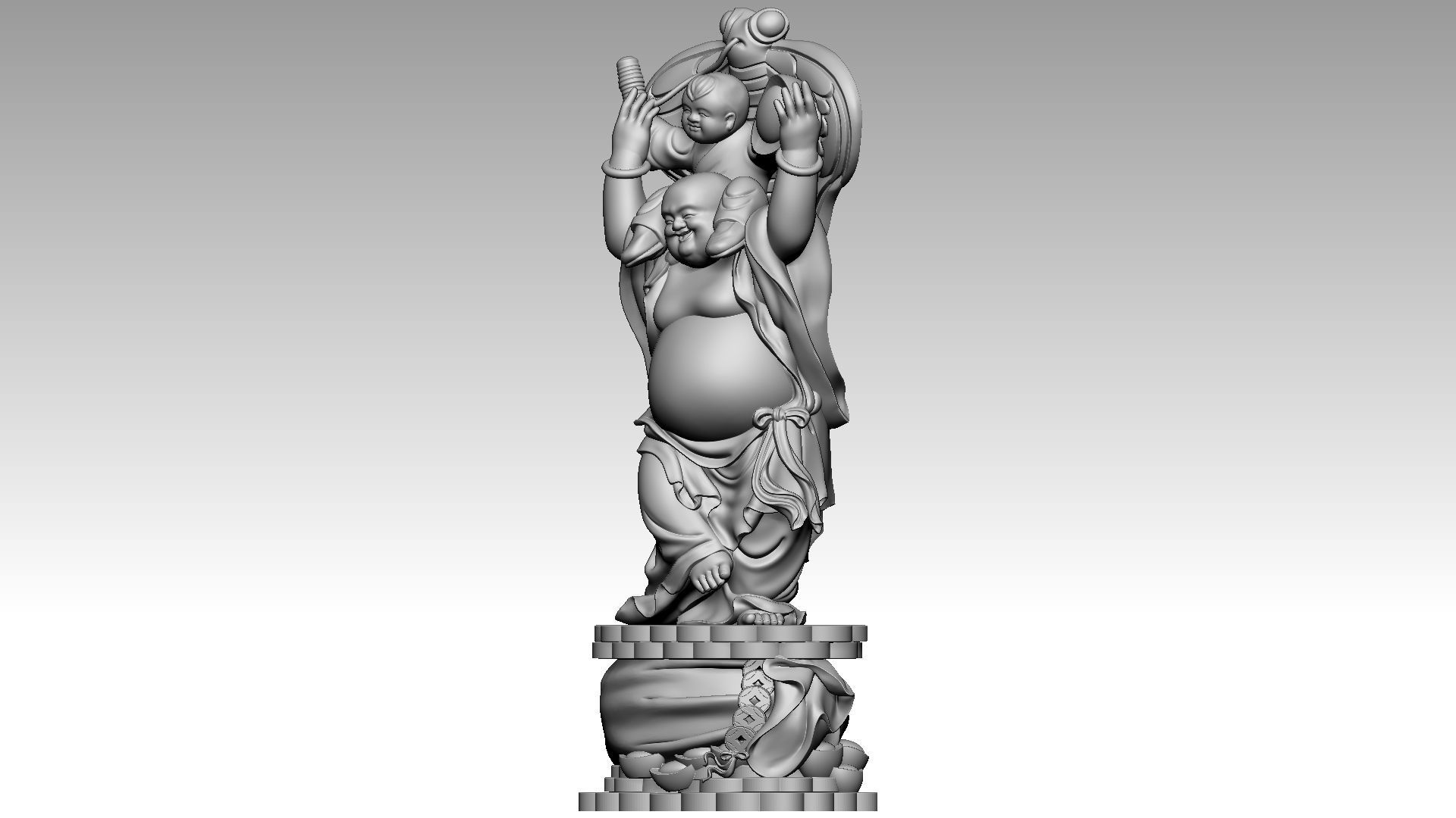 Maitreya 3  3D print model_1