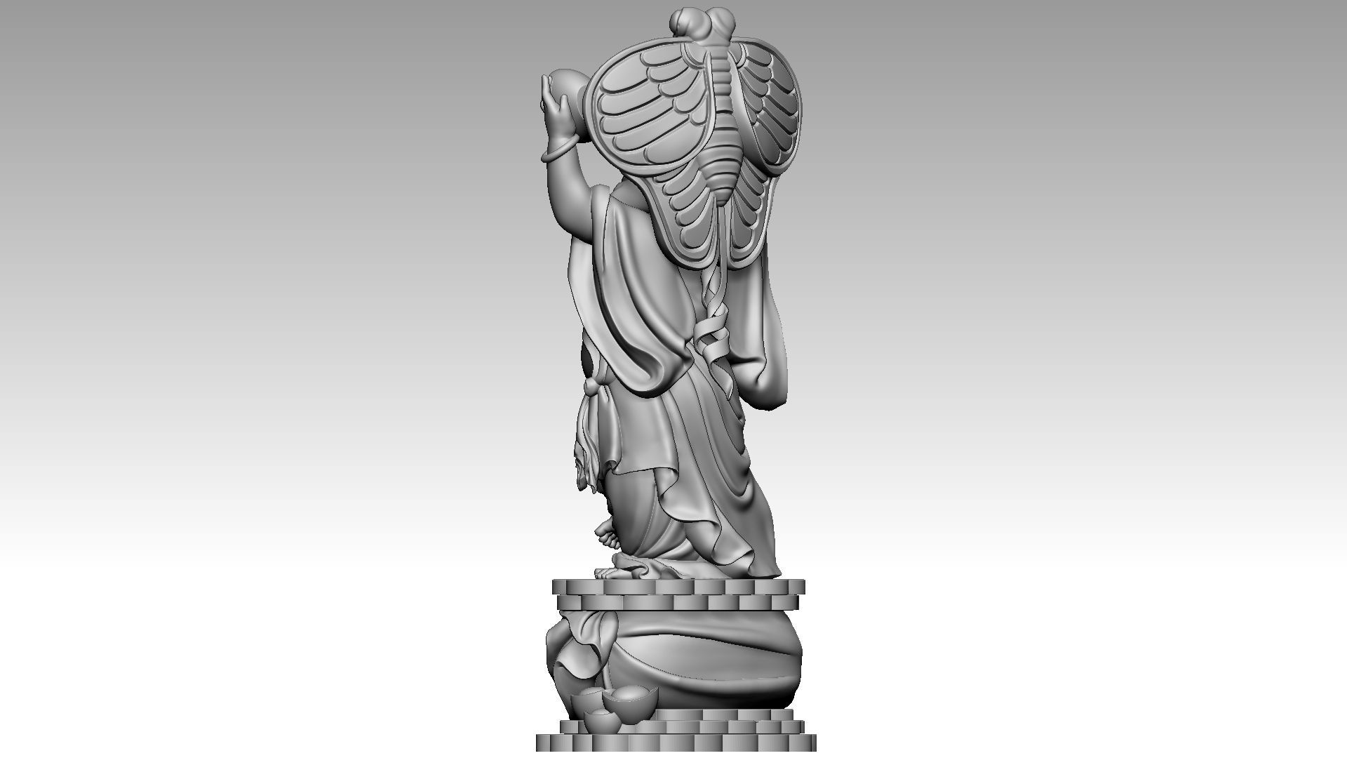 Maitreya 3  3D print model_3