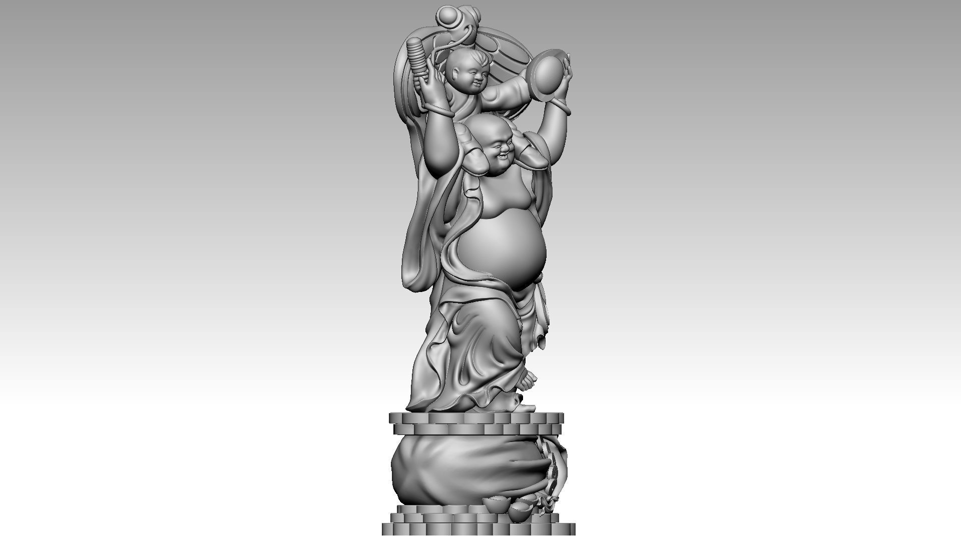 Maitreya 3  3D print model_7