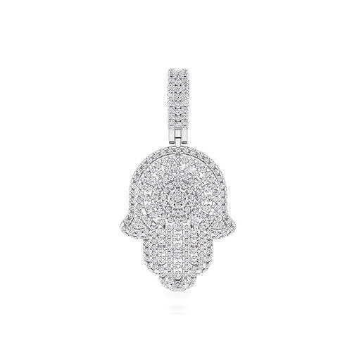 diamond hamsa pendant 3D print model