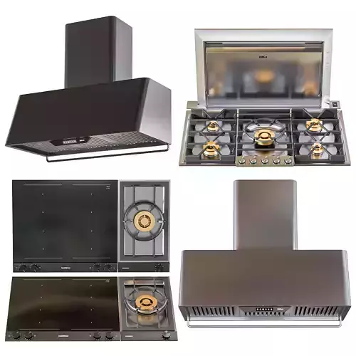 Zephyr and gaggenau appliance set