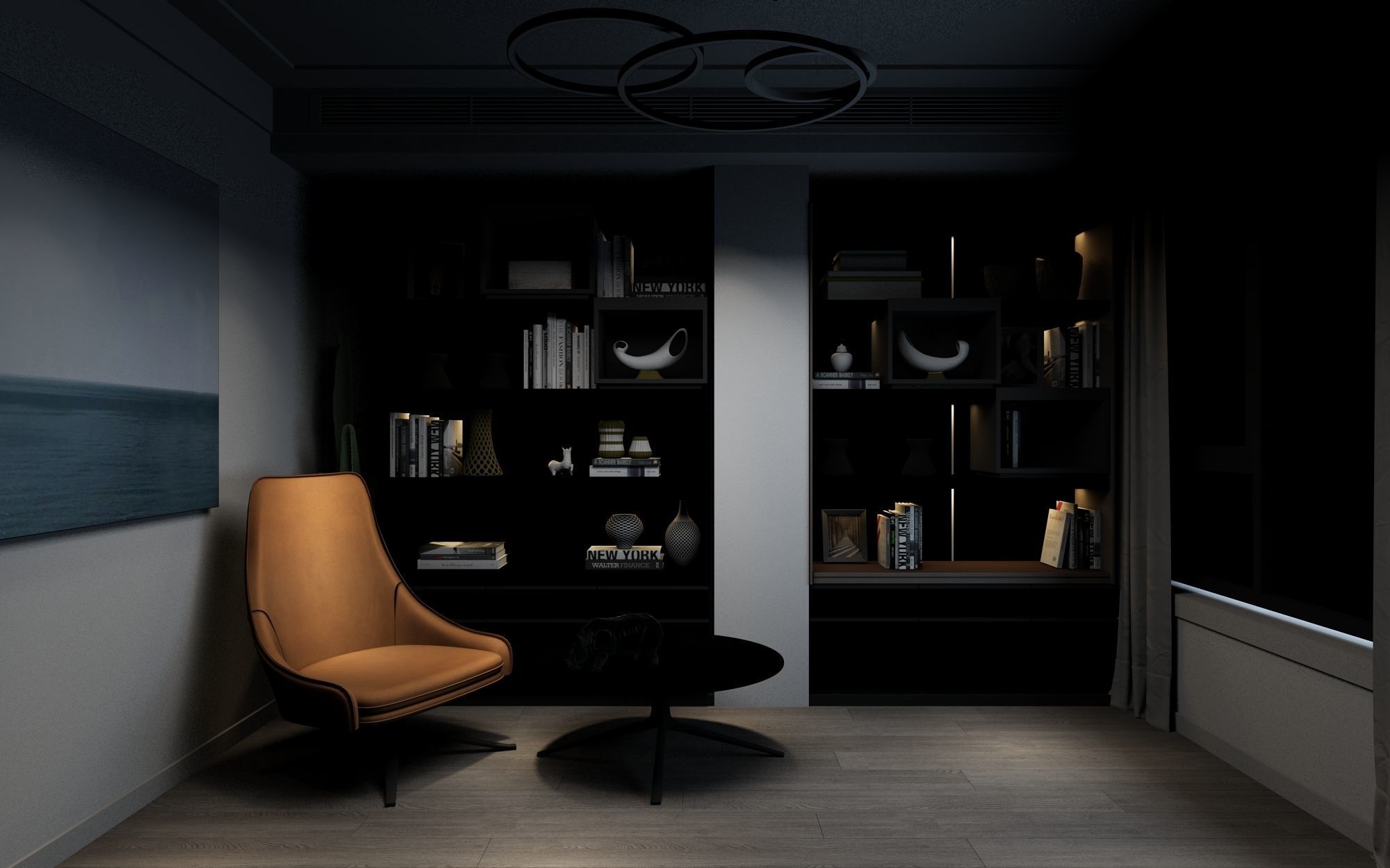 Reading Room-VRAY 3D model 3D model_4