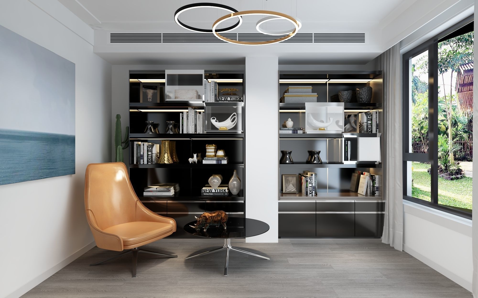 Reading Room-VRAY 3D model 3D model_3