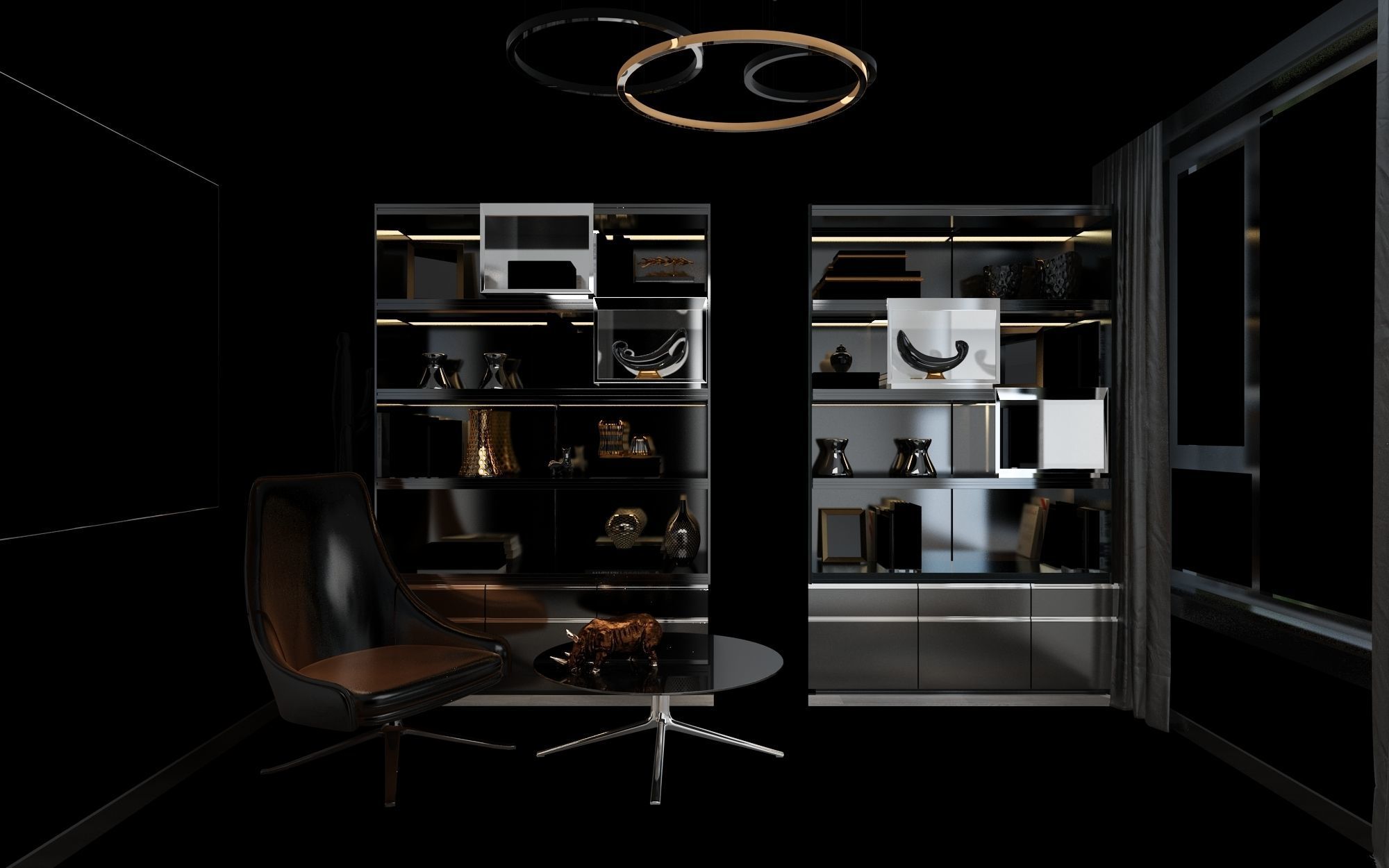 Reading Room-VRAY 3D model 3D model_5