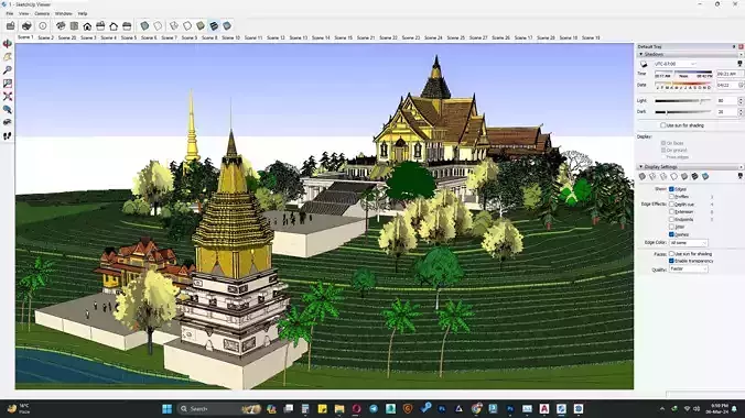 3D TEMPLE MODEL 1