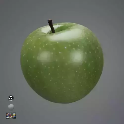 Green Apple Photorealistic 3D model