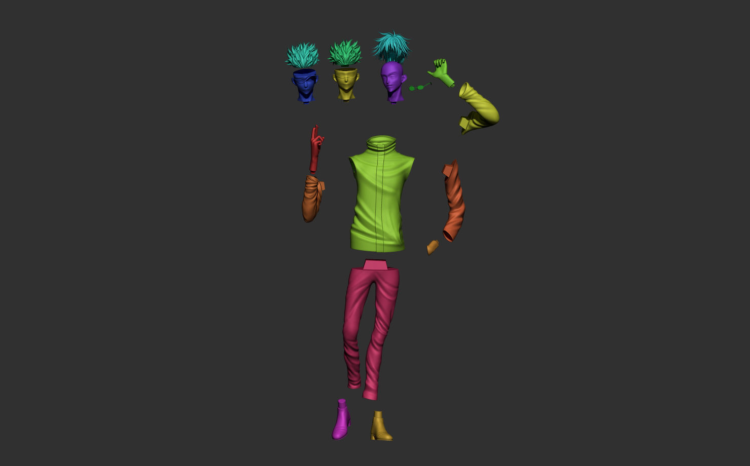 Satoru Gojo - Jujutsu Kaisen - 3D Print Model 3D print model_3