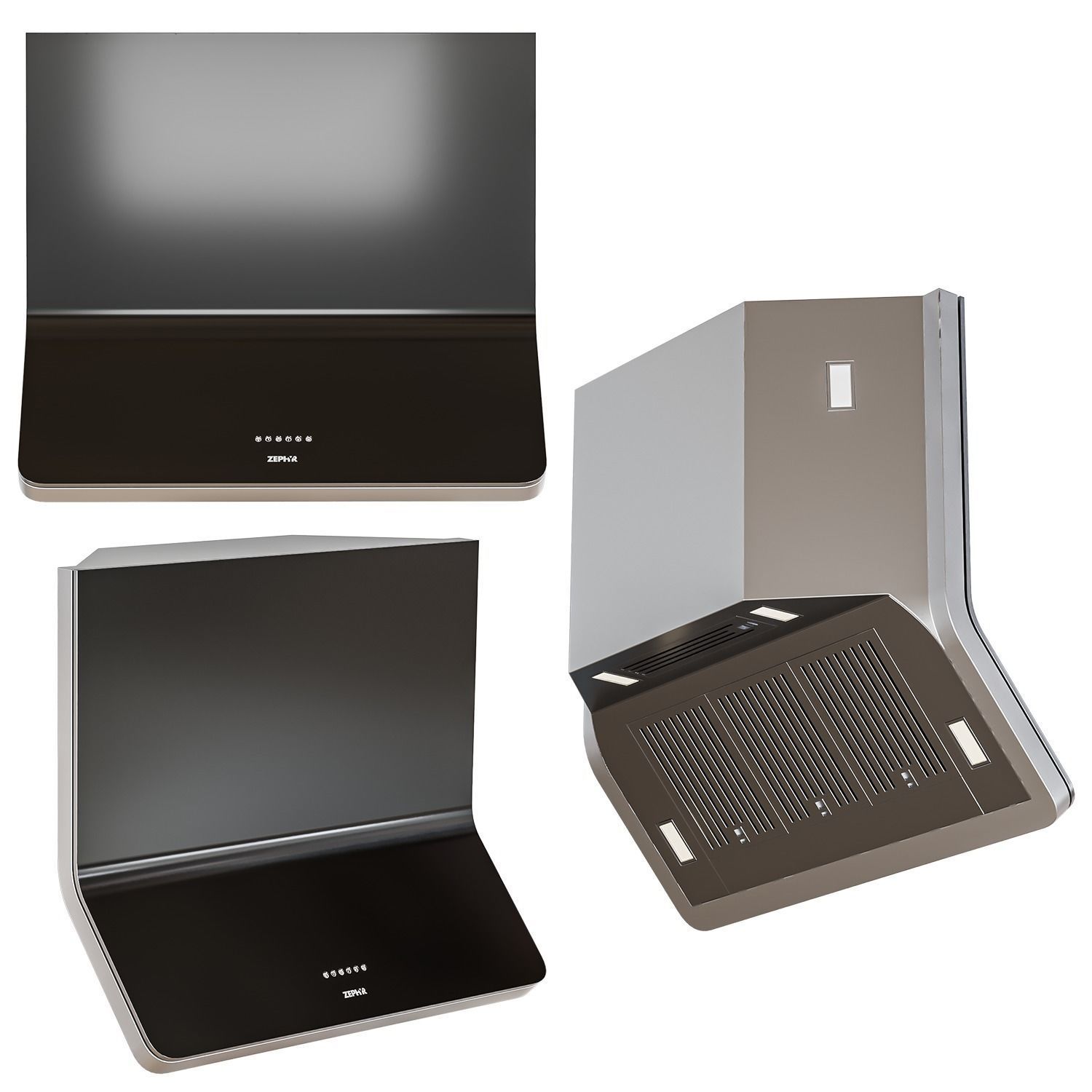 zephyr and gaggenau appliance set3 3D model_1